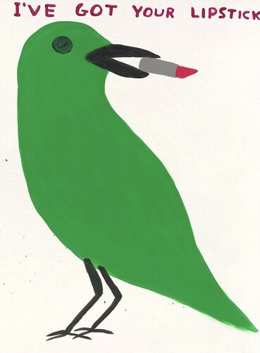 Ive Got Your Lipstick di David Shrigley, Stampa in vendita su Singulart