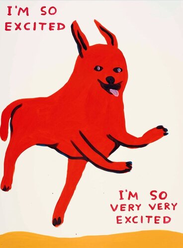 I'm So Excited par David Shrigley, Édition en vente sur Singulart