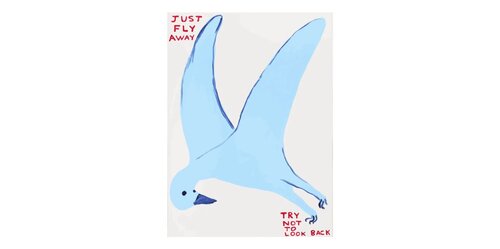 just fly away, try not to look back par David Shrigley, Édition en vente sur Singulart