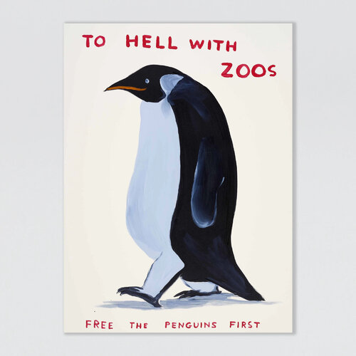 To Hell With Zoos par David Shrigley, Édition en vente sur Singulart