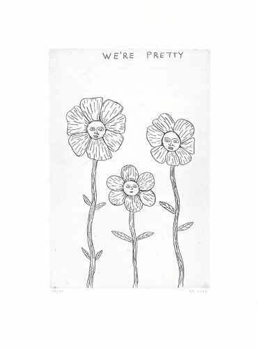 WE’RE PRETTY par David Shrigley, Édition en vente sur Singulart