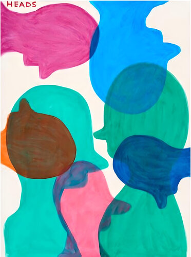 Untitled (Heads) par David Shrigley, Peinture en vente sur Singulart
