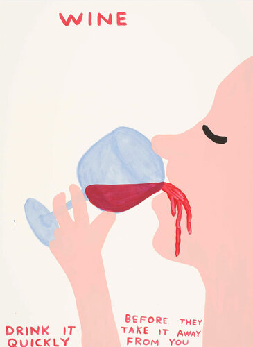 Wine par David Shrigley, Édition en vente sur Singulart