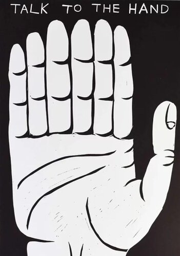 Talk to the Hand par David Shrigley, Édition en vente sur Singulart
