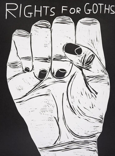 Rights For Goths par David Shrigley, Édition en vente sur Singulart