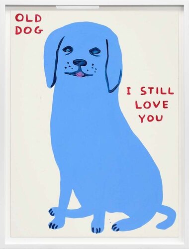 Old Dog par David Shrigley, Édition en vente sur Singulart