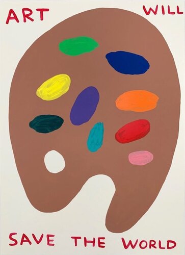 Art Will Save The World par David Shrigley, Édition en vente sur Singulart