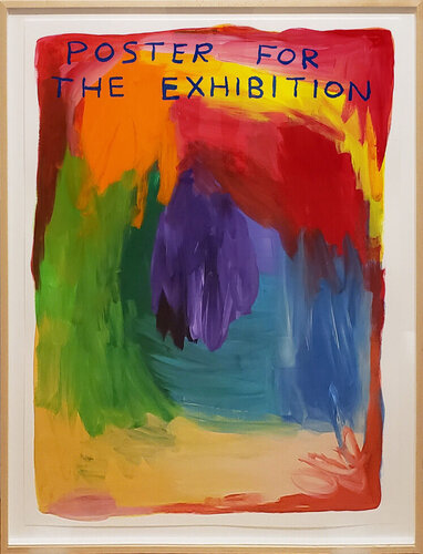 Untitled (Poster for the Exhibition par David Shrigley, Peinture en vente sur Singulart
