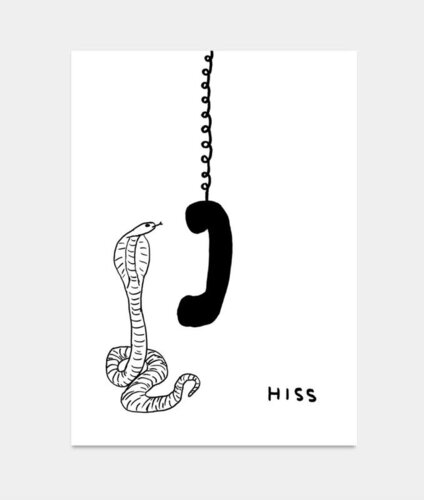 Hiss par David Shrigley, Édition en vente sur Singulart