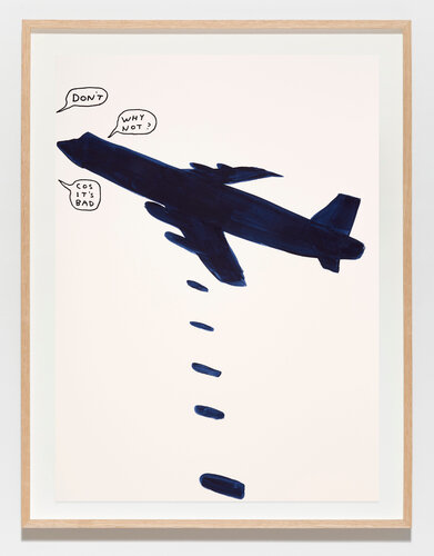 Untitled (don't) par David Shrigley, Peinture en vente sur Singulart