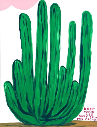 Keep Your Ass Away From The Cactus par David Shrigley, Édition en vente sur Singulart