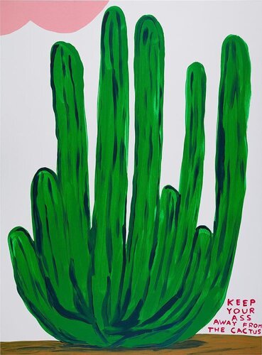 Keep Your Ass Away From The Cactus par David Shrigley, Édition en vente sur Singulart