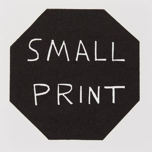 SMALL PRINT par David Shrigley, Édition en vente sur Singulart