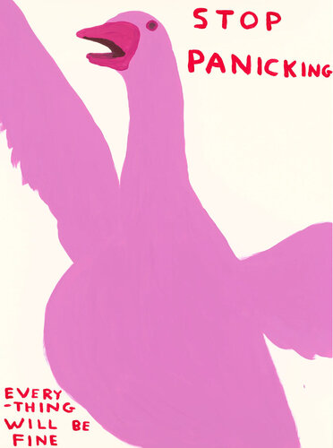 Stop Panicking von David Shrigley, Druck kaufen auf Singulart