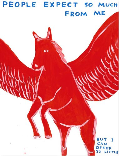 People Expect So Much From Me﻿ But I Can Offer So Little von David Shrigley, Druck kaufen auf Singulart