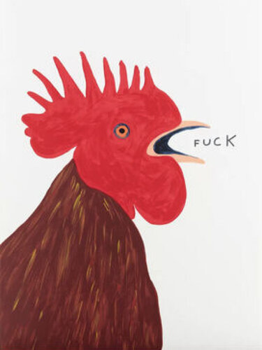 Fuck (Cockrel) van David Shrigley, Afdruk te koop op Singulart