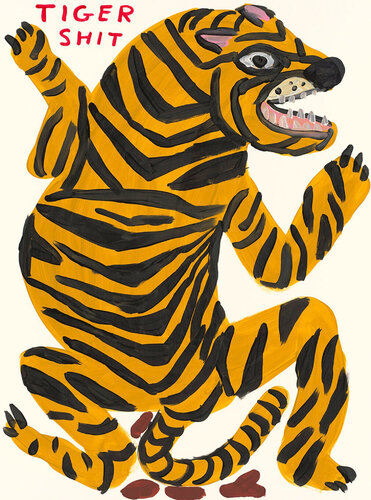 David Shrigley Tiger Shits van David Shrigley, Afdruk te koop op Singulart