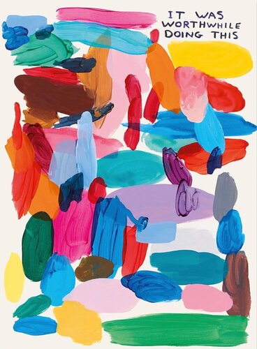 It Was Worthwhile Doing This di David Shrigley, Stampa in vendita su Singulart