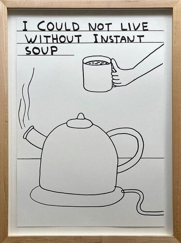 David Shrigley Untitled (Instant Soup) de David Shrigley, Obra en papel a la venta en Singulart