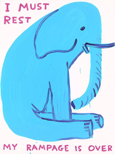 David Shrigley My Rampage Is Over van David Shrigley, Afdruk te koop op Singulart