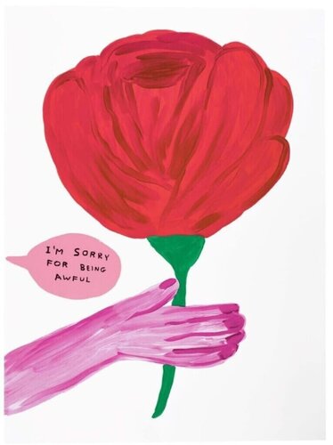 I'm Sorry for Being Awful di David Shrigley, Stampa in vendita su Singulart