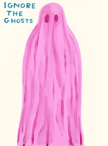 Ignore the Ghosts di David Shrigley, Stampa in vendita su Singulart