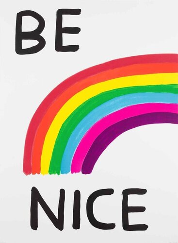 Be Nice van David Shrigley, Afdruk te koop op Singulart
