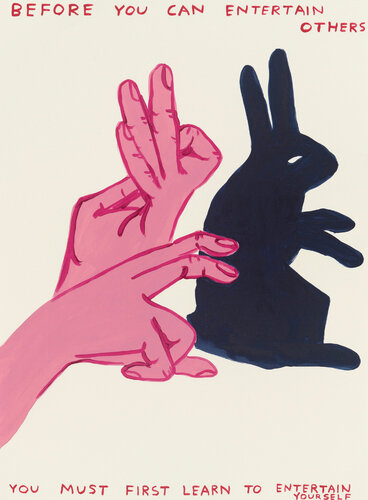 Before You Can Entertain Others by David Shrigley, Print for Sale on Singulart
