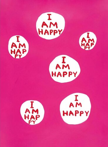 I am happy van David Shrigley, Afdruk te koop op Singulart