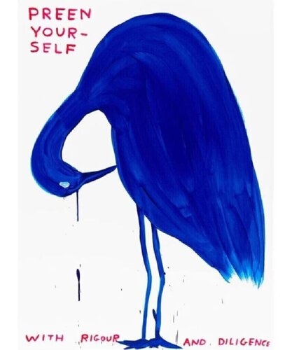 Preen Yourself di David Shrigley, Stampa in vendita su Singulart