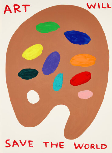 Art Will Save The World de David Shrigley, Impresión a la venta en Singulart