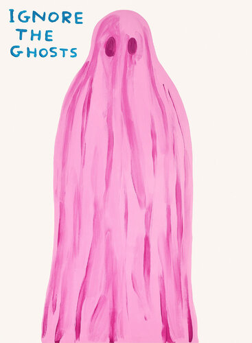 Ignore The Ghosts by David Shrigley, 인쇄 for Sale on Singulart