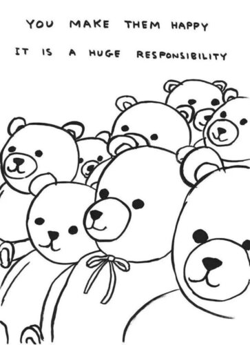 Untitled (You Make Them Happy) by David Shrigley, Print for Sale on Singulart