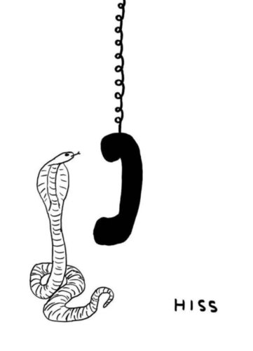 Untitled (Hiss) by David Shrigley, Print for Sale on Singulart