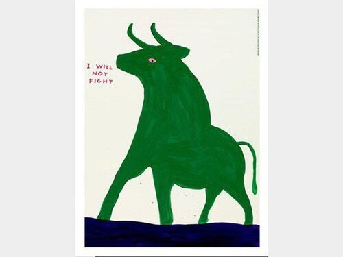 I Will Not Fight by David Shrigley, Print for Sale on Singulart
