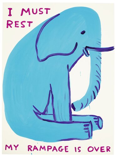 Untitled (I Must Rest Now) by David Shrigley, Print for Sale on Singulart