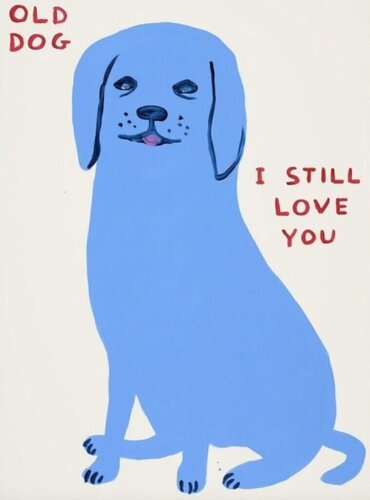 Old Dog di David Shrigley, Stampa in vendita su Singulart