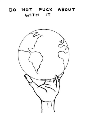 Do not fuck about with it by David Shrigley, Print for Sale on Singulart