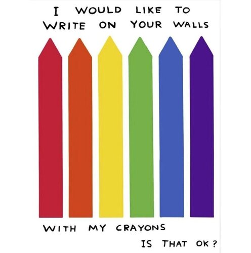 Crayons by David Shrigley, Print for Sale on Singulart