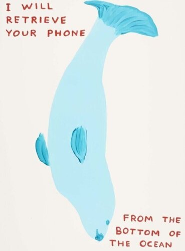 I Will Retrieve Your Phone by David Shrigley, Print for Sale on Singulart