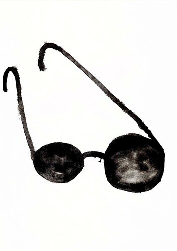 David Shrigley Black Sunglasses von David Shrigley, Werk auf Papier kaufen auf Singulart