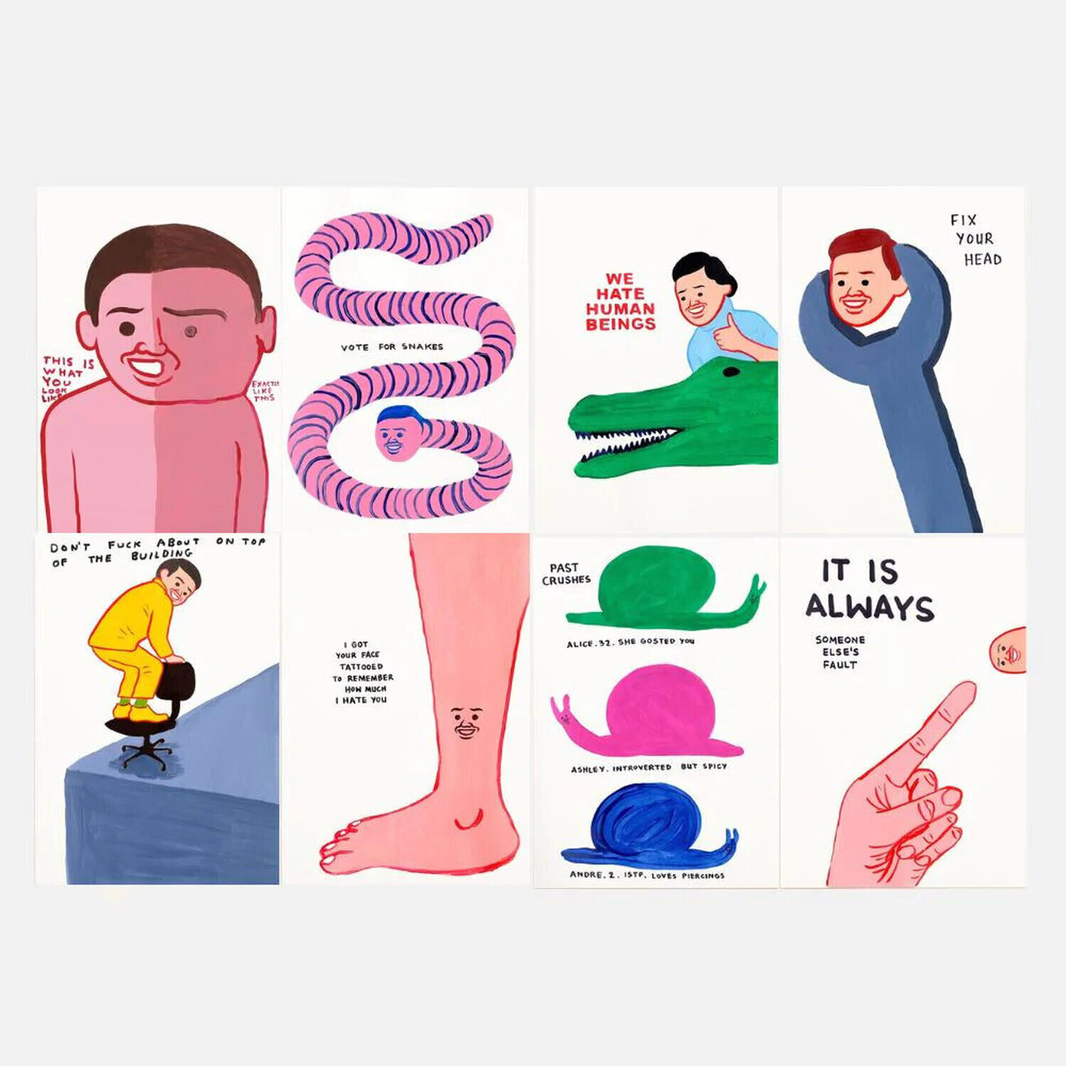 Vote David Shrigley Print for sale