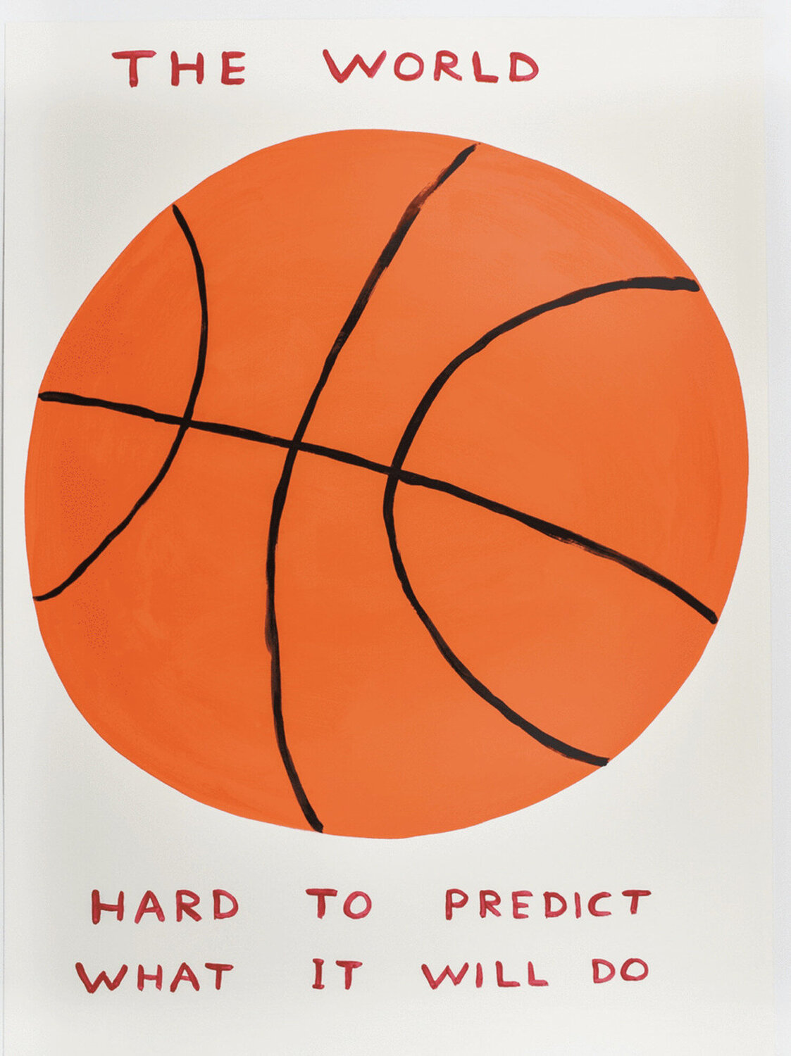 The World David Shrigley Stampa in vendita