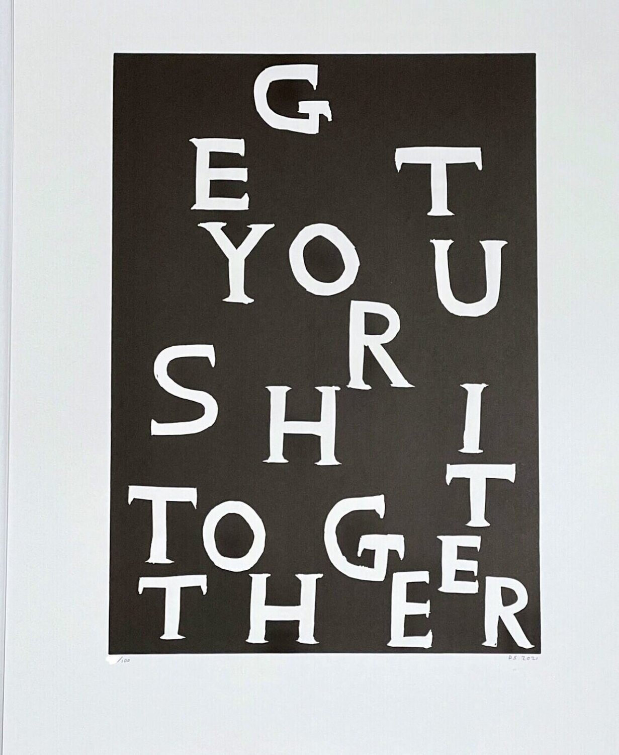 Get Your Shit Together David Shrigley Stampa in vendita
