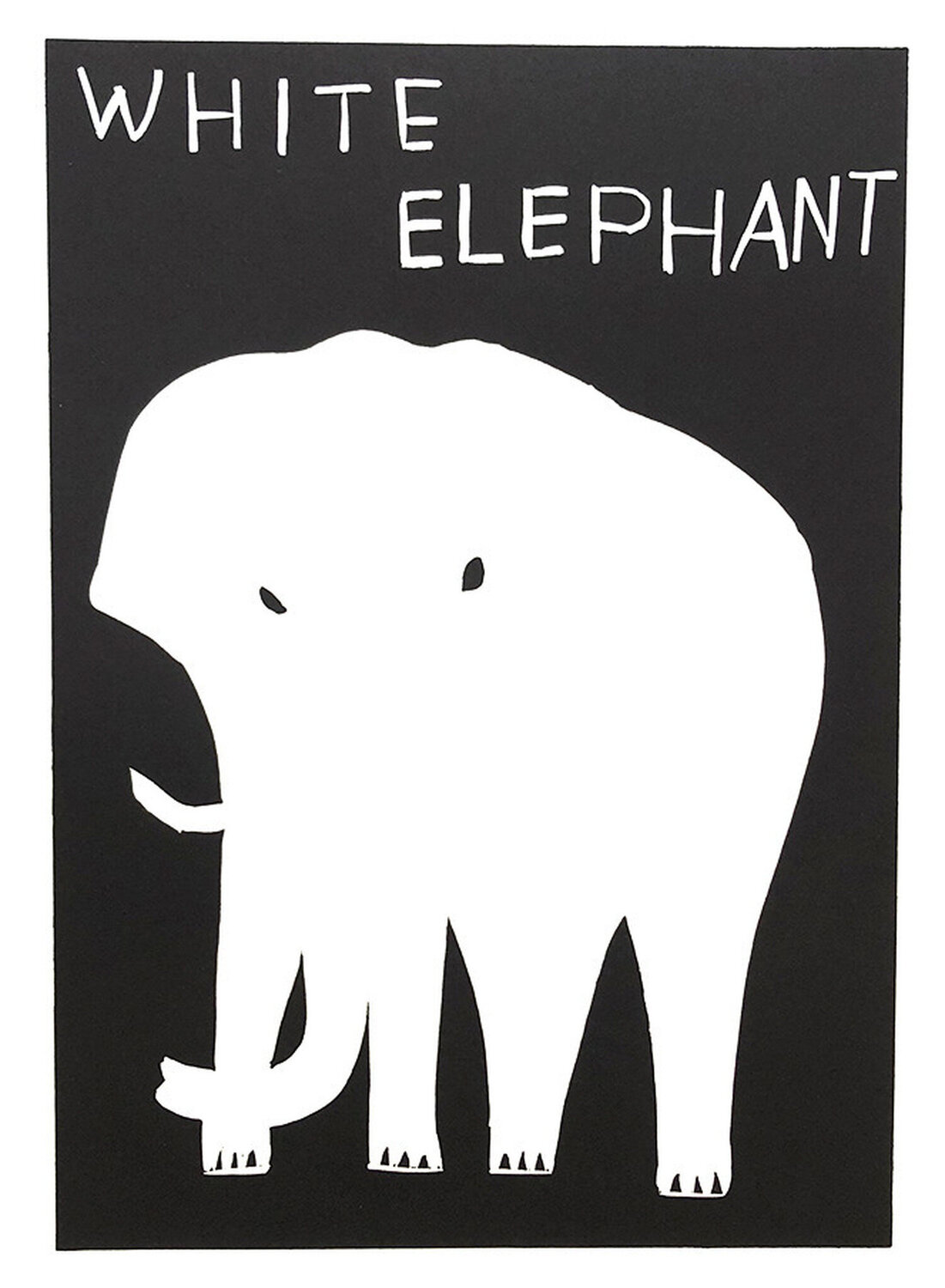 White Elephant David Shrigley Stampa in vendita