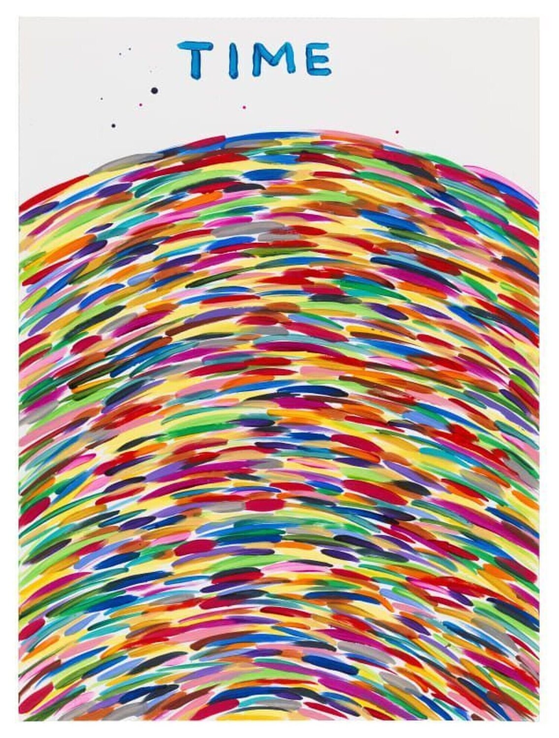 Untitled (Time) David Shrigley Werk op papier te koop