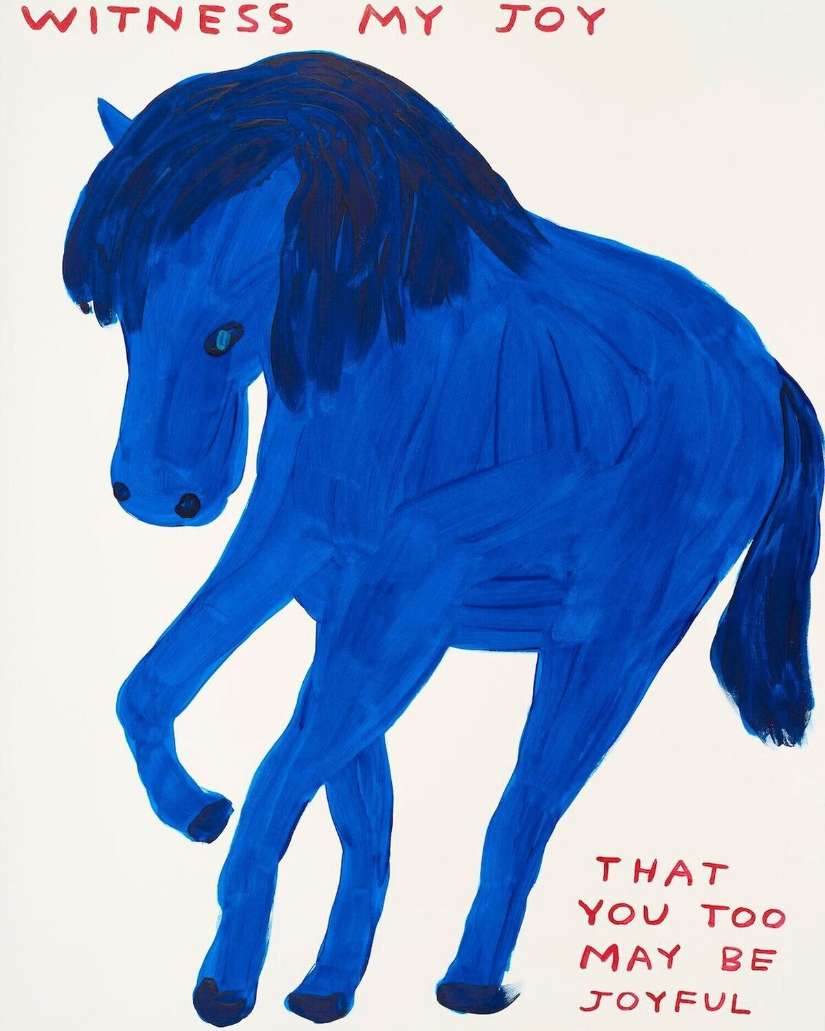 Untitled (Witness my joy) David Shrigley Druck zu verkaufen