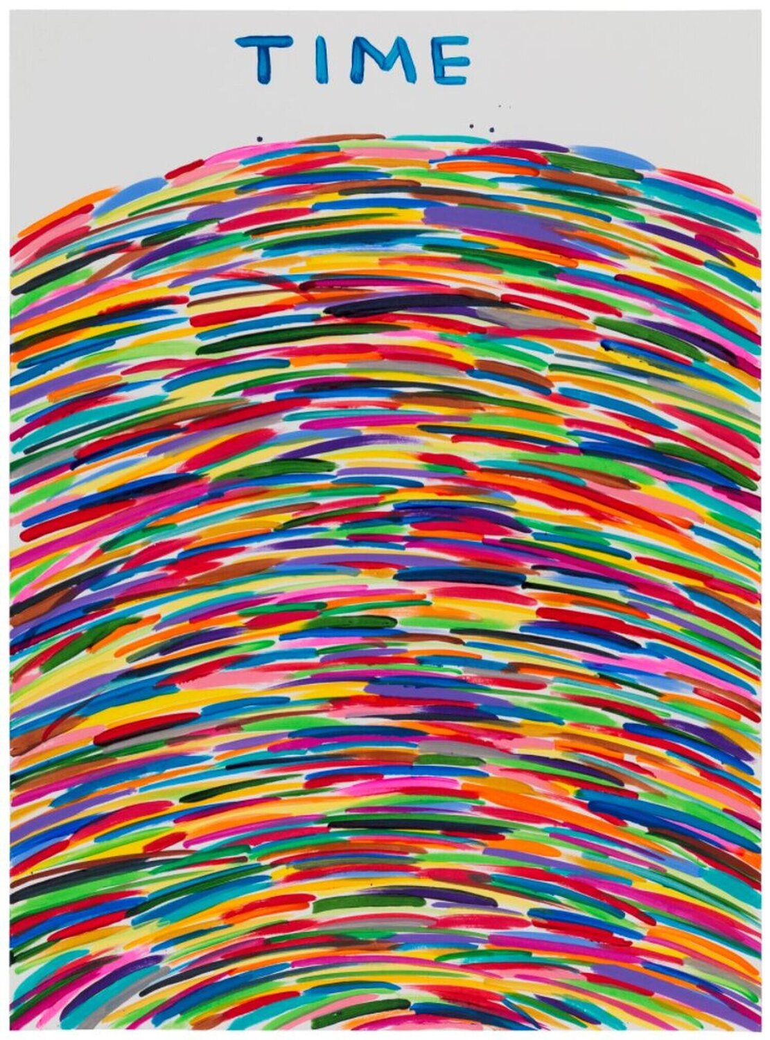 Untitled (Time) David Shrigley Obra en papel en venta
