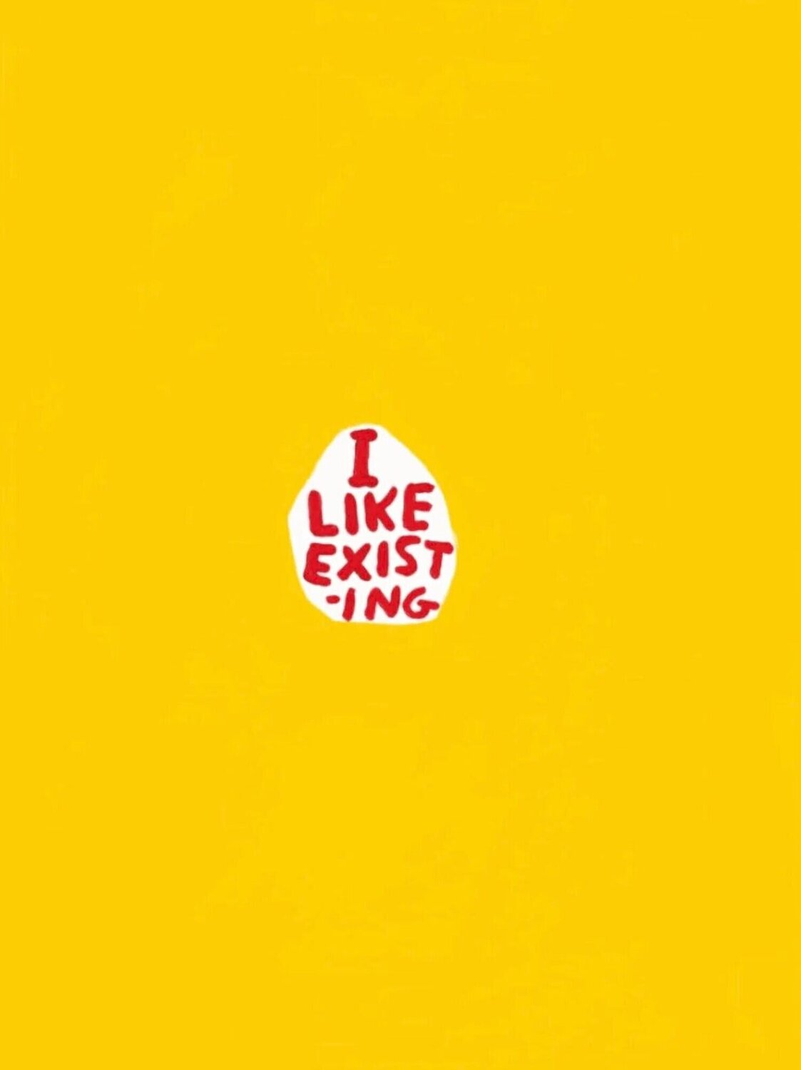 I Like Existing David Shrigley Stampa in vendita