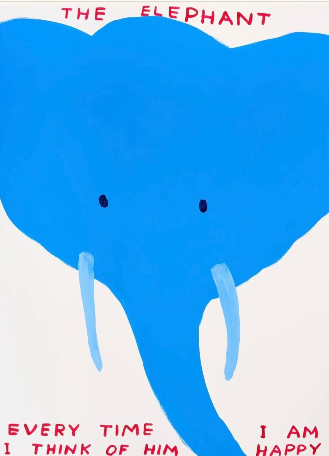 Everytime I Think of Him David Shrigley Stampa in vendita